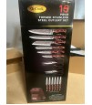 McCook MC29 15 Pieces German Stainless Steel Kitchen Knife Block Sets with Built-in Sharpener. 260 Sets. EXW Los Angeles